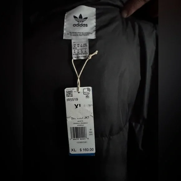 NWT XL ADIDAS ORIGINALS Between-Season Jacket  Style fit: Loose fit unisex - Picture 6 of 8